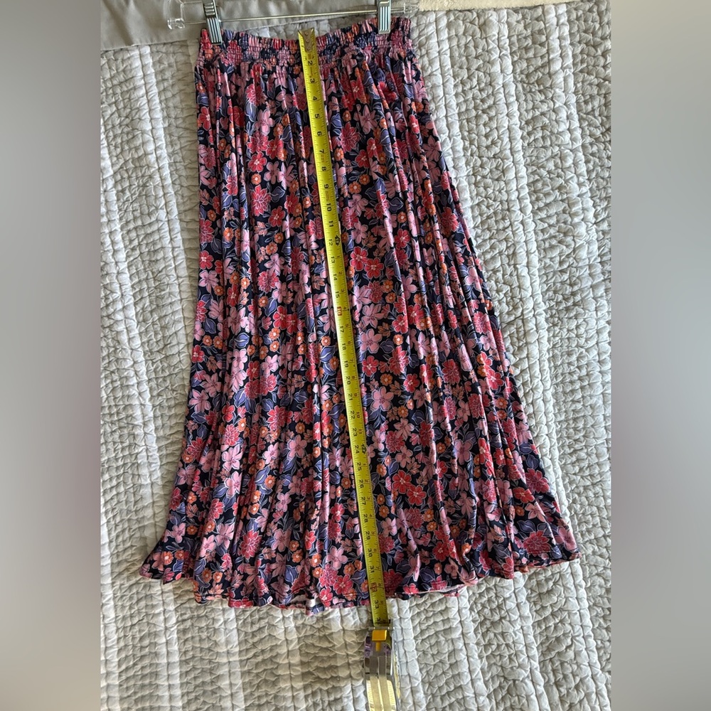 Draper James Floral Knit Midi Skirt - Picture 6 of 10
